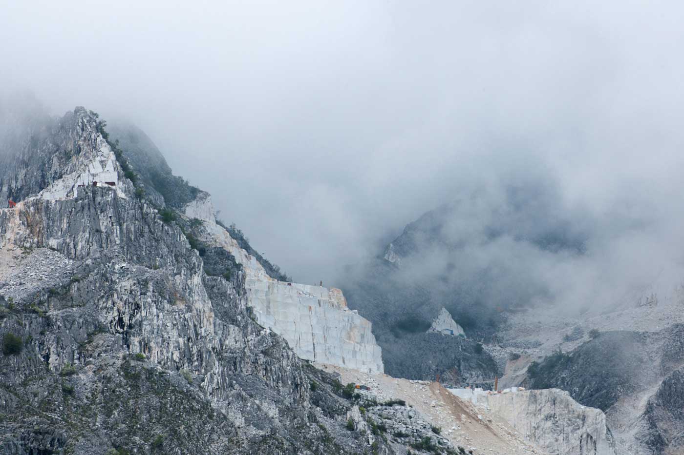 Carrara Marmorsteinbrueche Toskana