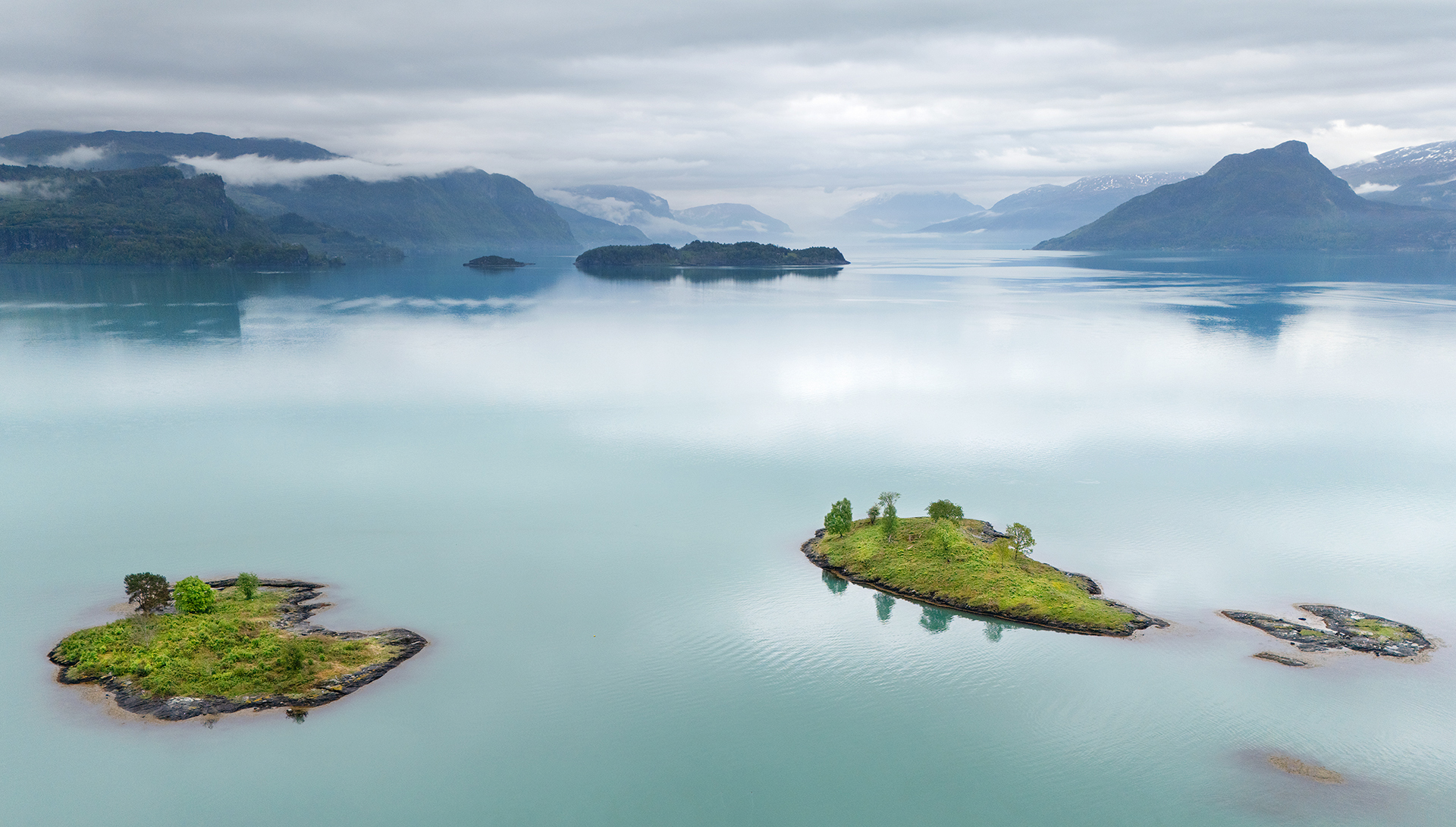 Luftbilder Fjordlandschaft Drohnenfotografie Fjordlandschaft Leo Seidel